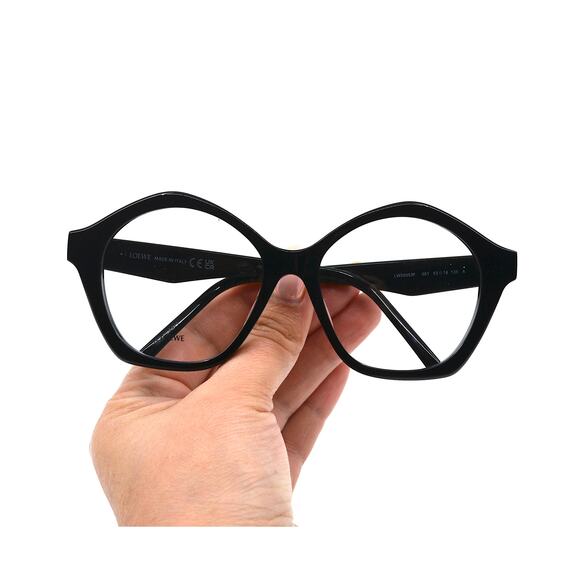 Brand New 100% Authentic LOEWE LW50053F 001 Black Eyeglasses – Made in Italy - Picture 11 of 13